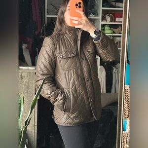 Michael Kors Light Quilter Puffer Jacket - Brown